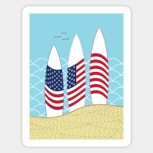 Surfing USA Magnet